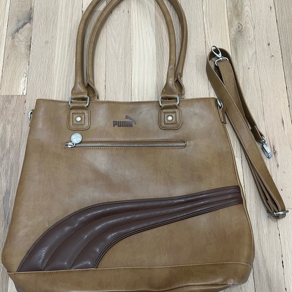 Puma Handbags - PUMA Tan and Brown Women's Bag